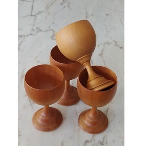 Wooden Mug Handmade Solid Wood Coffee Cup Natural Grain Rustic Style Eco Friendly Drinkware for Cafe Use - Product Image 3
