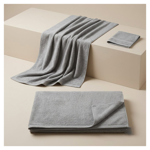 Serviette de bain en coton doux surdimensionnée, extra large, en tissu éponge pour hôtel, salle de bain et usage en resort - Product Image 3