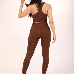 Ensemble de yoga et fitness pour femmes, design très demandé, prix raisonnable, anti-rides, meilleurs modèles, vente chaude - Product Image 5