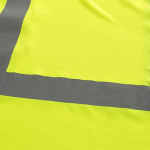 T-shirt de sécurité haute visibilité Econex Sports pour homme, en polyester bleu, réfléchissant, respirant, séchage rapide, anti-plis, pour le travail - Product Image 6