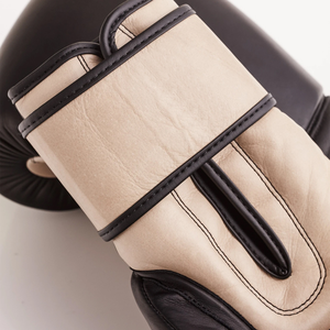 Gants de boxe en cuir à doigts entiers avec fermeture auto-agrippante au poignet, respirants, pour l'entraînement des adultes, équipement de boxe - Product Image 5