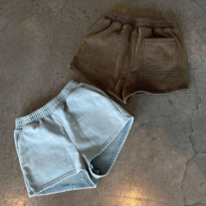 Produits tendance : Ensemble de survêtement court et décontracté pour femme, 100 % coton, chaud pour l'hiver, 2 pièces - Product Image 6