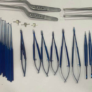 Kit d'instruments microchirurgicaux orthopédiques professionnels pour traumatologie, forceps et sondes en titane autoclavables manuels pour procédures cliniques - Product Image 2