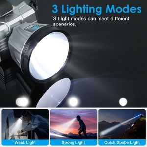 Linterna Frontal Recargable de Alta Potencia con 3 Modos de Luz LED para Pesca, Correr, Camping y Senderismo - Product Image 5