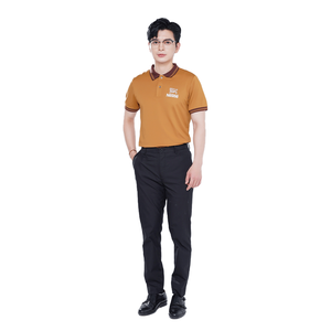 Conjunto de Uniforme Unisex de Poliéster Tejido para Cafetería, Restaurante y Panadería, Camiseta Polo y Delantal Personalizables, Ropa de Trabajo para Personal - Product Image 2