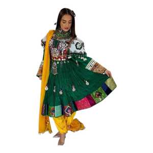 Wholesale Afghani Casual <b>Dresses</b> Elegant Tribal Bohemian Embroidered Women's Maxi <b>Dress</b> New Collection - Product Image 1