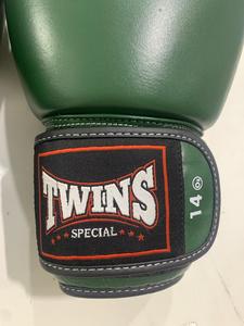 Nuevos Guantes de Boxeo Twins Verdes para Muay Thai con Cierre de Velcro, 100% Cuero Vacuno - Product Image 6