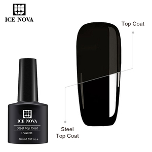 ICE NOVA Haute Brillance Grand Volume Sans Essuyage Sans Bâton Chrome Gel Top <span class=keywords><strong>Coat</strong></span> En Gros Acier Top <span class=keywords><strong>Coat</strong></span> Vernis À Ongles - Product Image 6