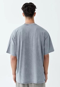 Camiseta Oversize de Algodón con Hombros Caídos para Hombre y Mujer, Tallas Grandes y Holgadas - Product Image 4