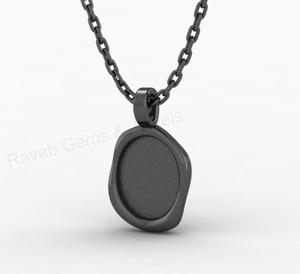Handmade 18K Gold 925 Silver 10x12mm Oval Cup Blank Bezel Charm Pendant Setting Resin <b>Ashes</b> DIY Crafts Jewelry Findings - Product Image 4