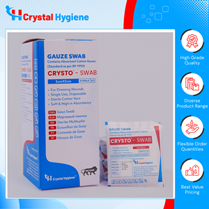 Meilleures ventes : Écouvillons en gaze de coton Crysto Swab T-13 Eco Premium non stériles / de type pansement, qualité supérieure, pour usage hospitalier - Product Image 4