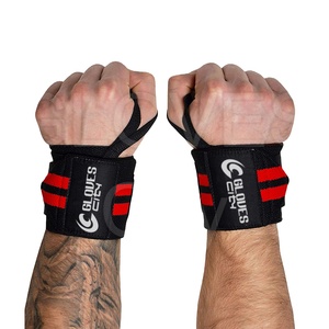 Poignets d'entraînement de gymnastique en gros personnalisés Support de poignet de réglage respirant pour gants d'haltérophilie Poignets de ville - Product Image 1