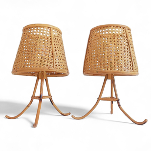 Lámparas de mesa de lujo de ratán para sala de estar y dormitorio, centro de mesa, precio competitivo - Product Image 1