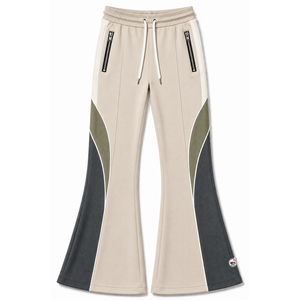 <b>Wholesale</b> High Quality Breathable Drawstring Mens Sports Travel <b>Flare</b> Pants With Side Stripes Casual Autumn Wear Knitted Fabric - Product Image 4