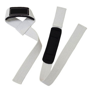Customizable Cotton Weight Lifting <b>Straps</b> with Padding Heavy Duty Wrist Wrap Support for Deadlift Powerlifting Weight Training - Product Image 3
