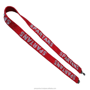 Sangle en coton brodée à la main pour sac de sport, ajustable, style vintage universitaire, pour sac à main ou bandoulière - Product Image 6