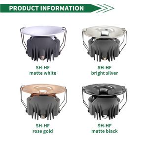 Foco LED Empotrable de Aluminio de 7W/12W/18W/25W para Hoteles, Comercios e Ingeniería, Ra92, IP65, Resistente al Agua, Humedad y <span class=keywords><strong>Aceite</strong></span> - Product Image 2