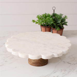 Customized <b>Marble</b> <b>Cake</b> <b>Stand</b> Platter Wood <b>Stand</b> Fruit Plate <b>Cake</b> <b>Stand</b> for Wedding Table Decoration Dining Table - Product Image 3