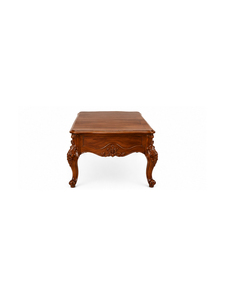 Table de chevet de luxe en teck de style mid-century, écologique, avec tiroir et étagère, pour chambre à coucher, appartement, salon, hôtel - Product Image 2