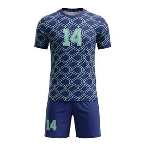 Conjunto de Uniforme Deportivo de Fútbol con Costuras Resistentes y Apariencia Profesional para Prácticas y Competiciones de Equipo - Product Image 3