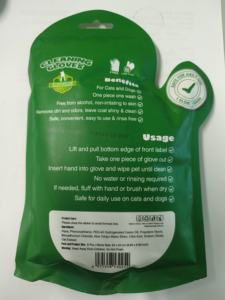 Mes gants de nettoyage pour animaux de compagnie (chiens, chats et lapins) - Lot de 6 - Gants doux pour le soin de la peau et le toilettage des animaux - Product Image 6