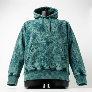 Sudadera con Capucha para Hombre, Estilo Urbano, Lavado Ácido, Manga Larga, Corte Regular, Secado Rápido, Más Vendida - Product Image 6