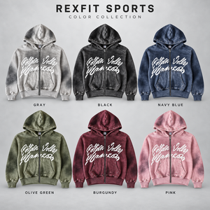 Custom <b>Mens</b> <b>Grey</b> Applique <b>Zip</b> <b>Hoodie</b> Eco-Friendly 370g Heavyweight Fleece Streetwear Casual Spring Apparel Top - Product Image 4