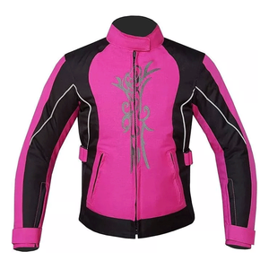 Ladies Custom Breathable Windproof <b>Plus</b> <b>Size</b> Printed Waterproof Cordura CE Armoured Motorbike Jacket & <b>Trouser</b> Set All Seasons - Product Image 5