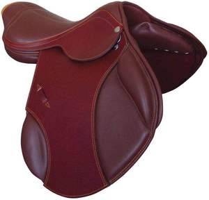 Silla de Montar Inglesa Premium de Cuero para Equitación, Silla Ecuestre Ligera, Duradera y Cómoda, Diseño para Salto y Doma Clásica - Product Image 1