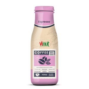 กาแฟอาราบิก้าพรีเมียม เอสเพรสโซ่ บรรจุขวด PET 405 มล. VINUT สำหรับผู้ค้าส่ง ผู้นำเข้า ผู้ผลิต - Product Image 1