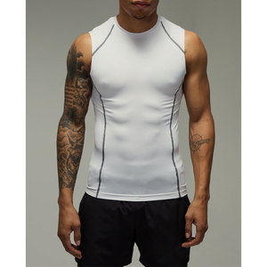 Wholesale <b>Men's</b> Athletic Tank Top Moisture Wicking Gym <b>Vest</b> Quick Dry Workout Sleeveless Shirt - Product Image 4