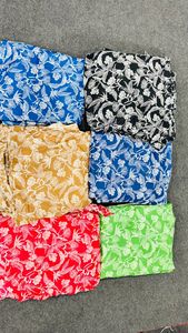 Tissu popeline imprimé, peigné, tissé, léger, respirant, absorbant l'humidité, biologique et écologique pour vêtements et robes - Product Image 4