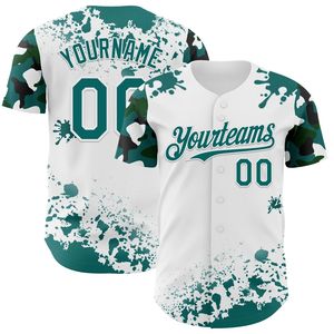 Maillot de baseball personnalisé 100% coton biologique antibactérien à manches courtes, col en V, bretelles en T, entièrement boutonné, unisexe, impression de nom et de numéro - Product Image 1