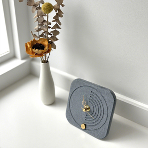 Thân Thiện Tối Giản Hiện Đại Trang Trí Diatomite Bàn Đồng Hồ Treo Tường Mặt Duy Nhất Silica Đồng Hồ Cho Nhà Văn Phòng Phòng Khách - Product Image 4