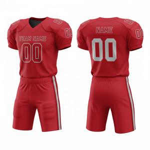 Ensemble personnalisable de maillot et short de football américain avec position du logo sur le devant - Product Image 5