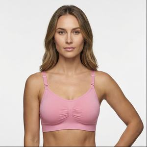 Soutien-gorge de sport de fitness respirant et confortable pour femmes soutien-gorge de couleur unie plissé bustier tubulaire avec bretelles colorées - Product Image 1