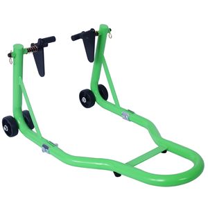 Supporto per moto da 1000LB moto Sport Bike anteriore e posteriore sollevamento forcellone Paddock Stand nero U verde - Product Image 2