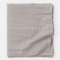 Serviette en lin 100% faite à la main, écologique, durable, multi-usages, douce, absorbante, carrée, personnalisable pour le service et le nettoyage en cuisine