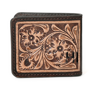 Portefeuille Hipster en Cuir de Vachette Naturel Personnalisé de Luxe Style Western pour Hommes – Portefeuilles en Cuir en Gros - Product Image 2