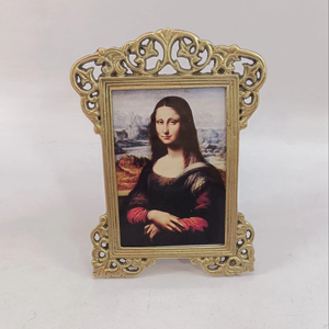 Luxury Style Top Selling Online Wedding <b>Photo</b> <b>Frame</b> Modern Brass Plated Metal Decorative Picture <b>Frame</b> - Product Image 5