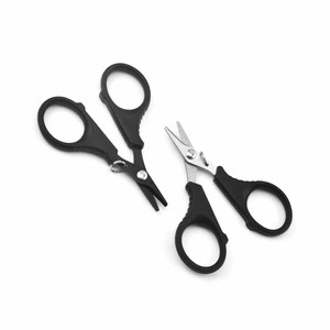 Tijeras Cortadoras de Hilo de Pescar de Acero Inoxidable, Parcialmente Dentadas, No Plegables, para Cortar Señuelos - Product Image 3