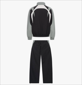 Ensemble de survêtement coupe-vent pour homme, personnalisé, décontracté, hiver, en nylon solide, respirant, léger - Product Image 6