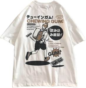 T-shirt Homme Oversize Imprimé Puff Manches Courtes Style Urbain Tendance Coton Respirant Été Décontracté Hip Hop Motif Graphique - Product Image 2