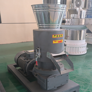 Machine à granulés de biomasse à lubrification automatique grande capacité, double circuit d'huile, pelletiseur à matrice plate - Product Image 1