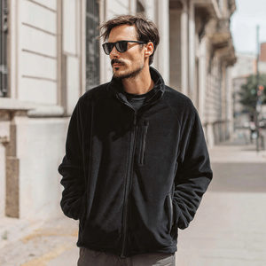 Veste polaire à col montant de haute qualité avec poches zippées pour homme – Idéale pour l'extérieur - Product Image 5