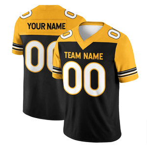 Camiseta de Fútbol Americano para Hombre, Uniforme Deportivo Personalizado para Equipo, de Secado Rápido y Transpirable, en Poliéster, Fabricante y Proveedor al por Mayor - Product Image 1