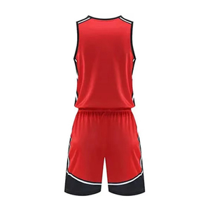 Ensemble de shorts et maillot de basket-ball d'été 100% polyester, haute qualité, respirant, anti-UV, séchage rapide, sans manches - Product Image 2