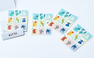 KING JIM KITTA Ruban Washi Portable Spécial, Design Timbre Postal, Papier Kraft et Autocollants Décoratifs à Effet Métallique (KITPP) - Product Image 2