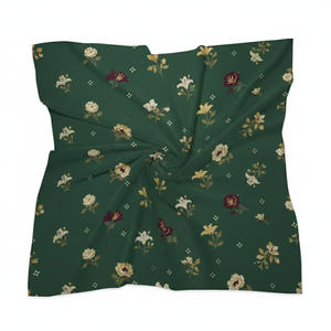 Collection en gros de foulards carrés haut de gamme personnalisés, imprimés, pour la mode, le couvre-chef, le hijab et le châle, avec toucher soyeux et doux - Product Image 2