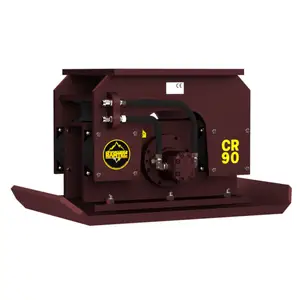 최고의 이탈리아 작업 기계 Ramtec CR 90 유압 플레이트 압축기 및 더미 드라이버 굴삭기 압축기 기계
